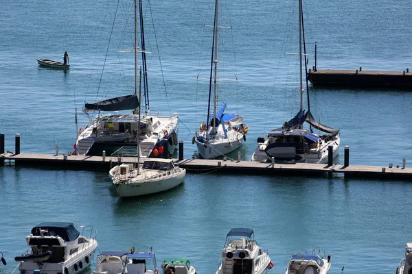 Boats at pier — Stock Photo, Image