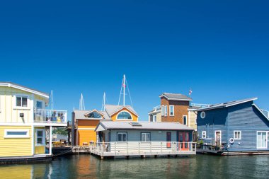 British Columbia 'da renkli evler