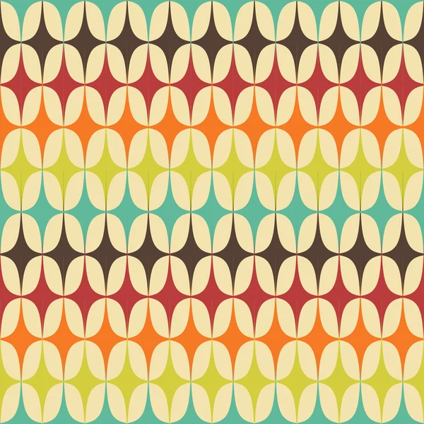 Rétro abstrait motif sans couture géométrique avec triangles. Illustration vectorielle — Image vectorielle