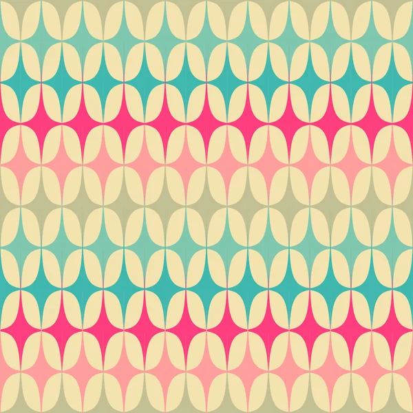 Rétro abstrait motif sans couture géométrique avec triangles. Illustration vectorielle — Image vectorielle