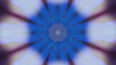 Fütüristik fraktal kaleydoskop, yoga programları için kabartma elementleri. 