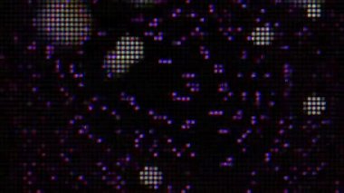 Soyut retro piksel bilgisayar oluşturulmuş arkaplan, gazete görüntüsü olarak çok renkli ızgara. 