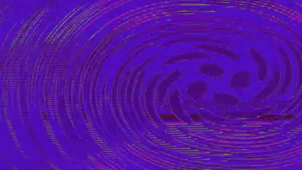 Animasi piksel dari garis lingkaran berwarna-warni, latar belakang gaya kartun, latar belakang abstrak modern yang dihasilkan komputer, 3d render — Stok Video