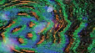 Dinamik fütüristik, rüya gibi, yanardöner bir arka plan. Trend projeleri için ışık dönüşümleri.