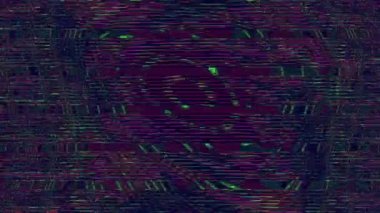 Modern kötü sinyal geometrik bilim kurgu holografik arkaplan. 
