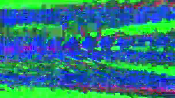 Multi-gekleurde Neon cyberpunk elegante holografische achtergrond. — Stockvideo