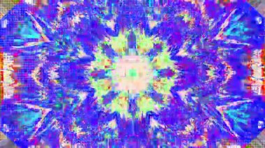 Çoklu renkli dinamik gelecek eğilimli ışıltılı arkaplan. 