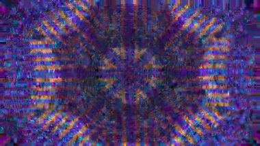Çok renkli dinamik siber punk psikedelik ışıldayan arka plan. 