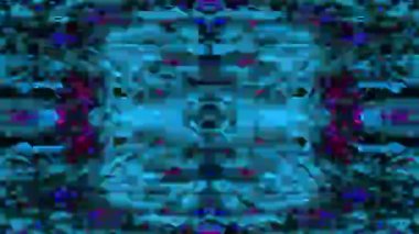 Kaleydoskop neon fütüristik psikedelik holografik arka plan.