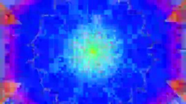 Gelişigüzel, fütüristik, parlak bir arka plan.. 