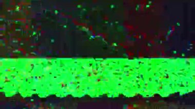 Dönüşüm veri hatası geometrik bilimkurgu yanardöner arka plan. 