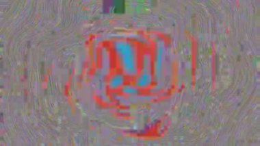 Sıradan psikedelik dinamik nostaljik yanardöner arka plan. 