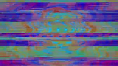 Soyut veri arızası fütüristik bilim kurgu parıldayan arkaplan. 