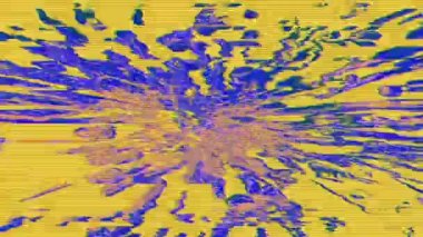 Soyut veri arızası neon nostaljik ışıltılı arka plan. 