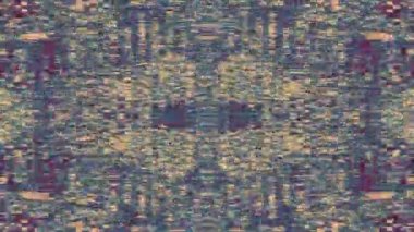 Cyberpunk psikedelik yanardöner arka plan. Bozuk video kaset konsepti. 