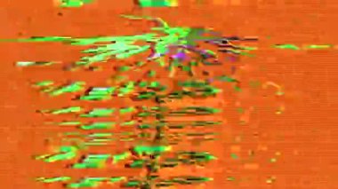 Gündelik moda neon kötü televizyon fütüristik yanardöner arka plan.