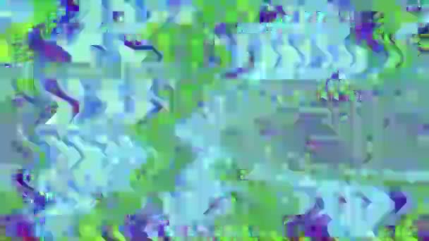 Trasformare psichedelico futuristico cyberpunk iridescente sfondo. — Video Stock