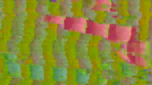 Vibrant psychedelic neon sci-fi holographic background. Unique design. — Vídeo de Stock