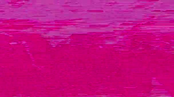 Digital interference imitation blinking sci-fi holographic background. — Stock video