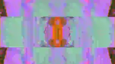 Casual dynamic cyberpunk psychedelic glittering background.