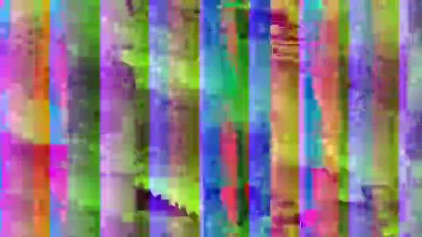 Modern system error neon futuristic noisy background. — Video Stock