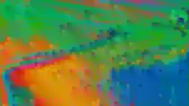 Siberpunk holografik yanardöner arka plan. Dinamik ızgara kusurlu görüntüler.