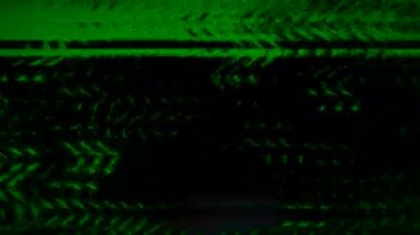 Kötü TV efekti, arıza, gürültü, görsel video efektleri, farklı elementler ve renkli şerit dokusu.