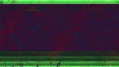 Kötü TV efekti, arıza, gürültü, görsel video efektleri, farklı elementler ve renkli şerit dokusu.