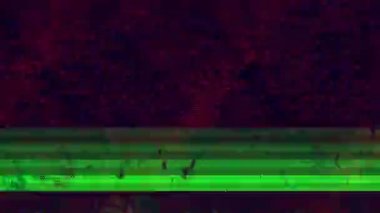 Kötü TV efekti, arıza, gürültü, görsel video efektleri, farklı elementler ve renkli şerit dokusu.