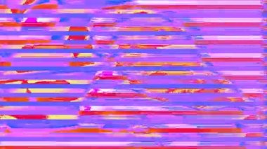 Fütürist çok renkli parazit. Dinamik elementler görüntülere zarar verdi.