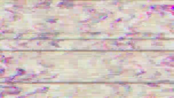 Nenucené ornamentální kyberpunk psychedelické iridescent pozadí. — Stock video