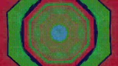 Gündelik süs bilimkurgu psychedelic holografik arka plan.