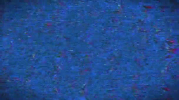Abstrakt pulserande bakgrund. Pixelbitar glittrade metamorfoser. — Stockvideo