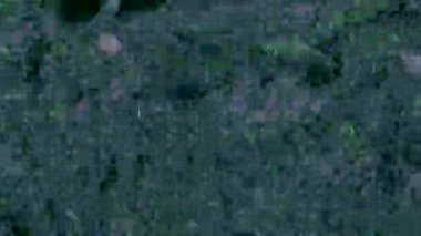 Arızalı kötü televizyon efekti, parazit, gürültü, görsel video efektleri, farklı elementler .