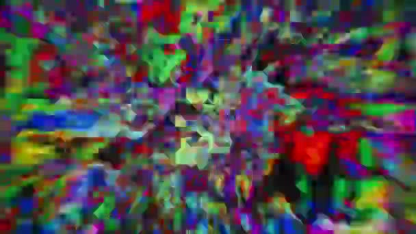 Випадковий декоративний кіберпанк мрійливий голографічний фон . — стокове відео