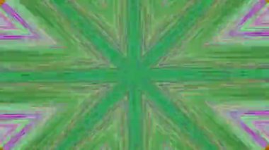 Kaleydoskop mozaik pürüzsüz dizilim. Fraktal gürültü efektinin soyut hareket grafik animasyonu. 