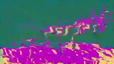 Kötü televizyon arızası, gürültülü, statik televizyon görsel efektleri. VFX soyut arkaplan, TV ekranı gürültü arızası.