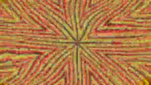 Mozaika Kalejdoskopu bezszwowa sekwencja. Kontekst abstrakcyjny ruch grafika animacja efektu szumu fraktalnego. — Wideo stockowe