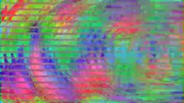 Soyut arızalı psikedelik desen dikişsiz döngü deseni. VFX fraktal arkaplan. 