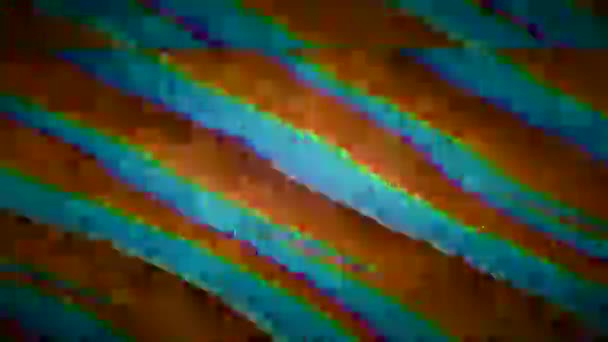Πολύχρωμο γεωμετρικό νοσταλγικό κομψό φόντο παρεμβολής. — Αρχείο Βίντεο