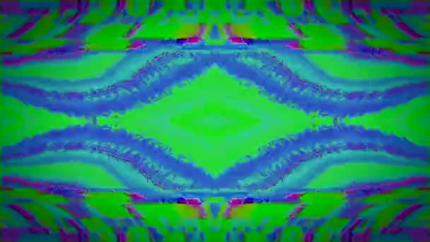 Multicolored dynamic cyberpunk dreamy glittering background. — Stock video