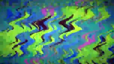 Eşsiz tasarım, zayıf sinyal, dijital TV ses titreşimi, VHS sinyali yok, hacker saldırısı. Bilgisayar virüsü. Soyut dijital animasyon. Eski televizyonlar. Video yolsuzluğu, hatalı, parazit, hatalı sistem hatası