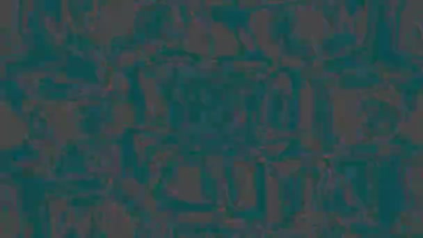 Мозаїка Калейдоскопа безшовна послідовність. Фон абстрактний рух графічна анімація ефекту фрактального шуму . — стокове відео