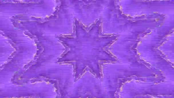 Kalejdoskop mosaik sömlös sekvens. Bakgrund abstrakt rörelse grafisk animation av fraktala buller effekt. — Stockvideo