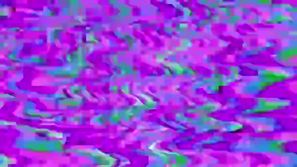 Abstracte interferentie imitatie dynamische sci-fi lawaaierige achtergrond. — Stockvideo