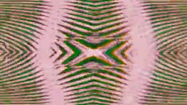 Hypnotic ornamental mirrored cyberpunk trendy holographic background. — Stock Video