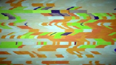 Eşsiz tasarım, zayıf sinyal, dijital TV ses titreşimi, VHS sinyali yok, hacker saldırısı. Bilgisayar virüsü. Soyut dijital animasyon. Eski televizyonlar. Video yolsuzluğu, hatalı, parazit, hatalı sistem hatası