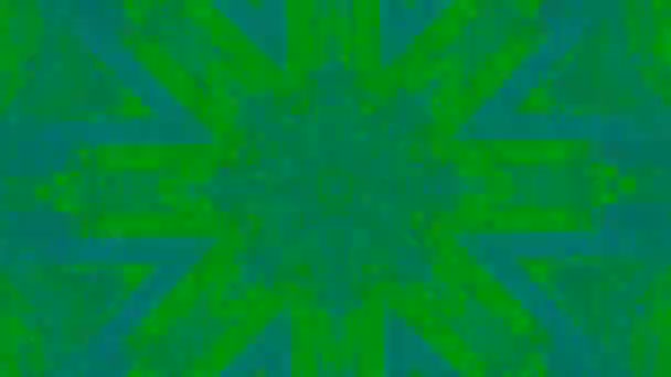 Αφηρημένη δυναμική sci-fi κομψό ολογραφικό fractal φόντο. — Αρχείο Βίντεο