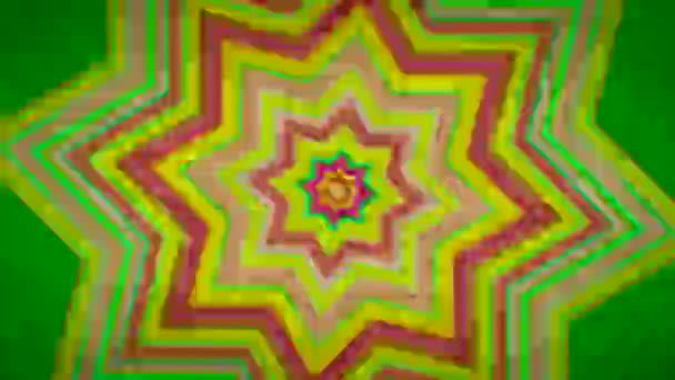 Multicolored dynamic cyberpunk dreamy glittering background. — Stock Video