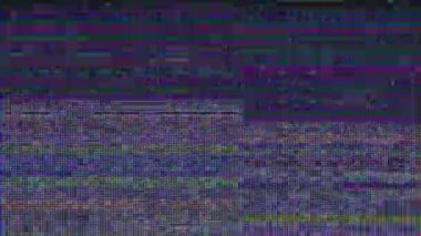 Arızalı klasik nostaljik psikedelik iletişim arkaplanı.